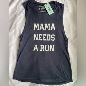 Sarah Marie MAMA NEEDS A RUN Muscle Tank